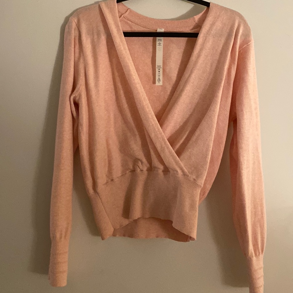 Lululemon crossover ribbed waist sweater